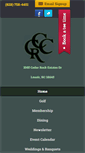 Mobile Screenshot of cedarrockcountryclub.com